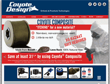 Tablet Screenshot of coyotedesign.com